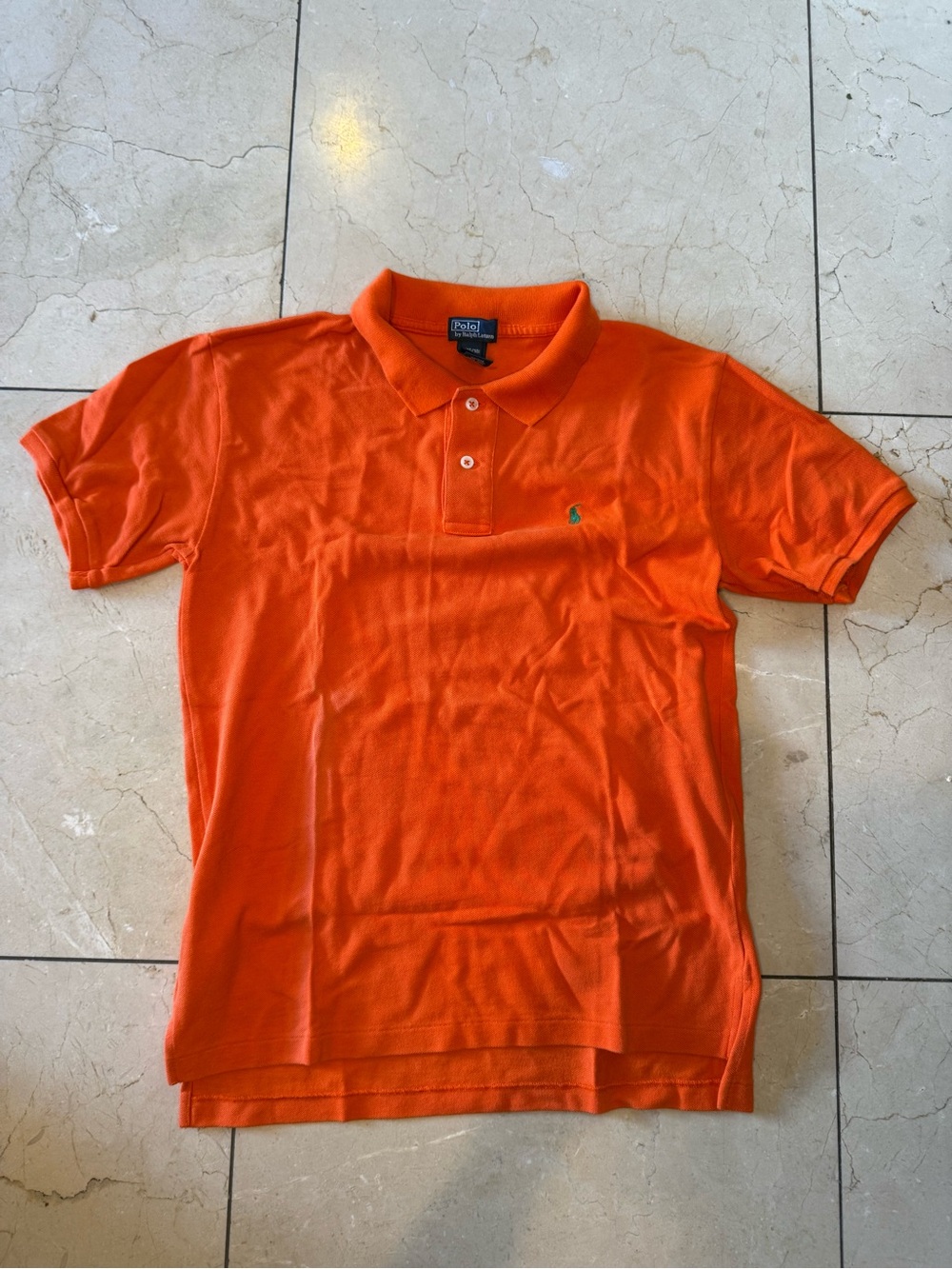 Polo by Ralph Lauren Bright Orange Short-Sleeve Polo (16/18)